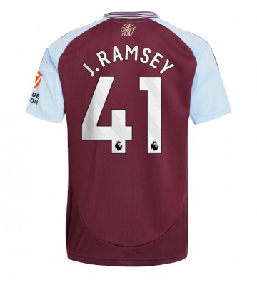 Aston Villa Jacob Ramsey #41 Replika Hjemmebanetrøje 2024-25 Kortærmet